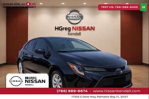 Midnight Black Metallic 2025 Toyota Corolla LE