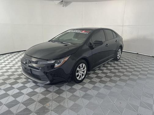 Midnight Black Metallic 2025 Toyota Corolla LE