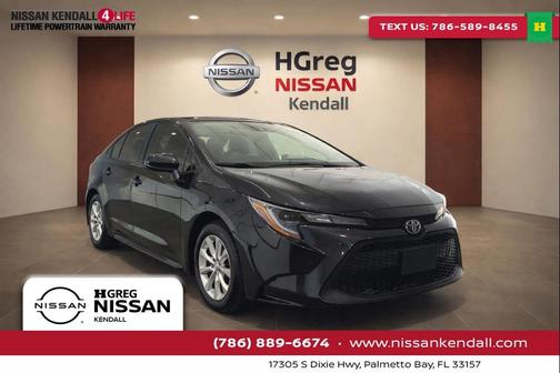 Black Sand Pearl 2022 Toyota Corolla LE