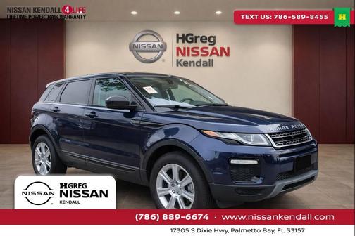 Loire Blue Metallic 2017 Land Rover Range Rover Evoque SE