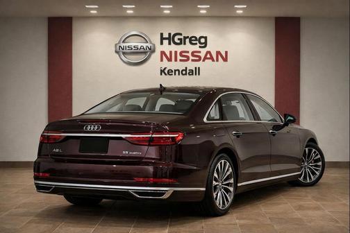Seville Red Metallic 2019 Audi A8 L 55