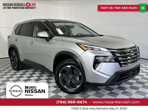 Brilliant Silver Metallic 2024 Nissan Rogue SV