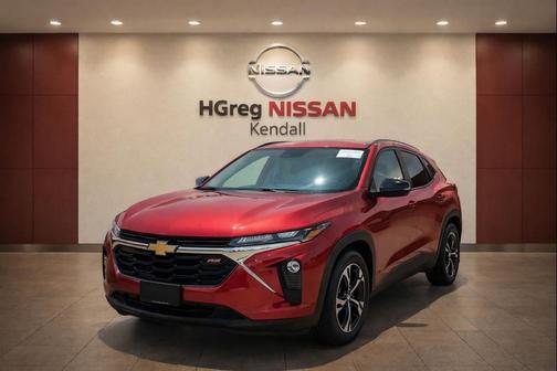 Crimson Metallic 2025 Chevrolet Trax FWD 1RS