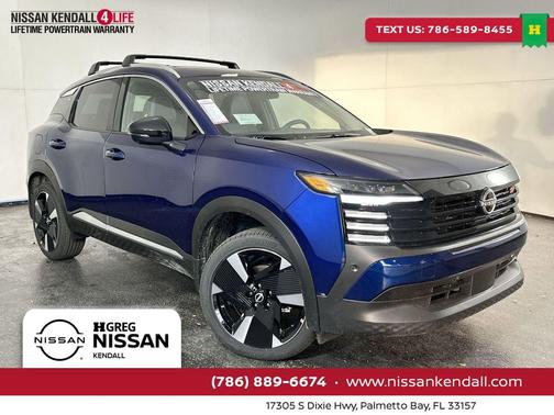 Deep Blue Pearl 2026 Nissan Kicks SR