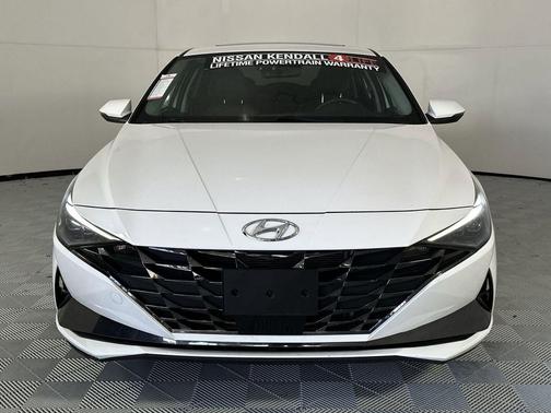 Lunar White 2023 Hyundai ELANTRA HEV Limited
