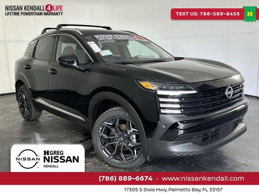 Super Black 2026 Nissan Kicks SR