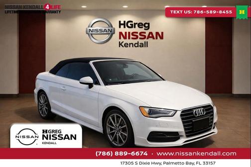 Black Metallic 2016 Audi A3 2.0T Premium Plus