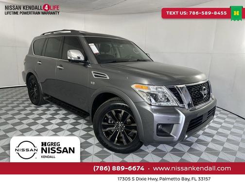 Gun Metallic 2020 Nissan Armada Platinum 2WD