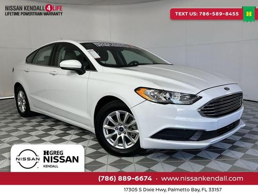 OXFORD WHITE 2018 Ford Fusion S