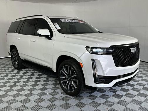 Crystal White Tricoat 2021 Cadillac Escalade Sport