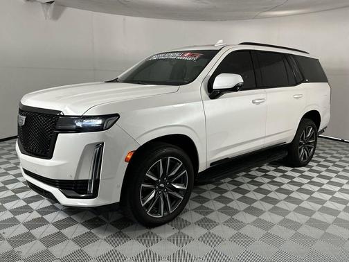 Crystal White Tricoat 2021 Cadillac Escalade Sport