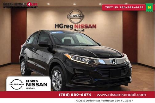 Crystal Black Pearl 2020 Honda HR-V LX