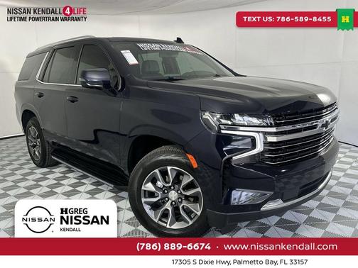 Midnight Blue Metallic 2022 Chevrolet Tahoe LT