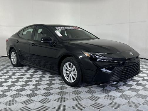 Midnight Black Metallic 2025 Toyota Camry LE
