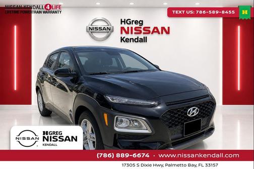 Ultra Black 2021 Hyundai KONA SE