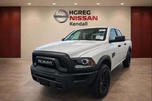 Bright White Clearcoat 2024 RAM 1500 Classic Warlock Crew Cab 4x4 5'7' Box