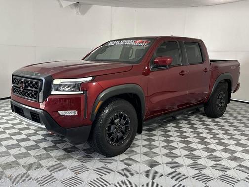 Cardinal Red Metallic Tricoat 2023 Nissan Frontier PRO-X