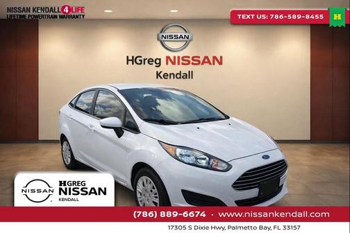 Oxford White 2019 Ford Fiesta S