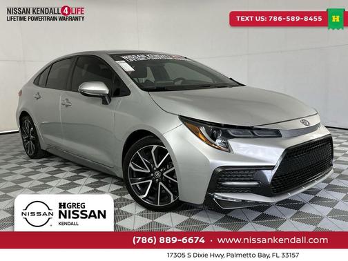 Classic Silver Metallic 2022 Toyota Corolla SE