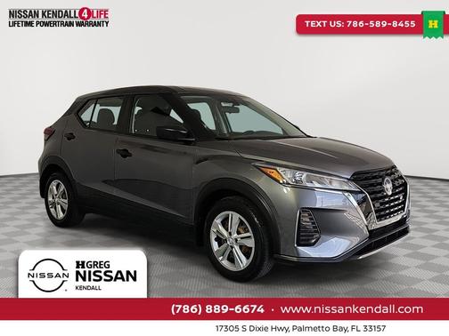 Gun Metallic 2023 Nissan Kicks S