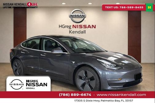 Solid Black 2019 Tesla Model 3 Standard Range Plus