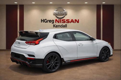 Lunar White 2022 Hyundai Veloster N Base