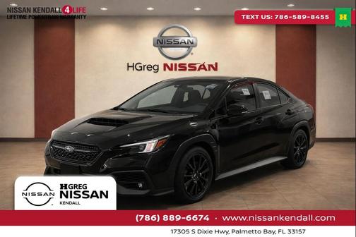 Crystal Black Silica 2023 Subaru WRX Premium