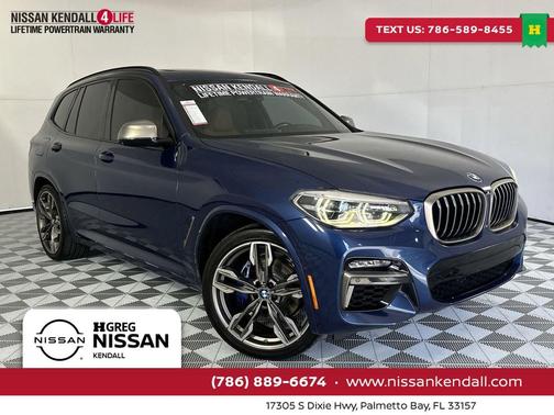 Phytonic Blue Metallic 2020 BMW X3 M40i
