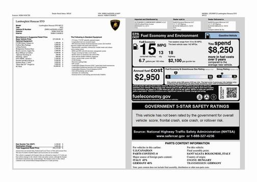 2022 Lamborghini Huracan STO Coupe
