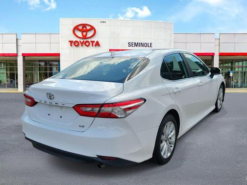 Super White 2020 Toyota Camry LE