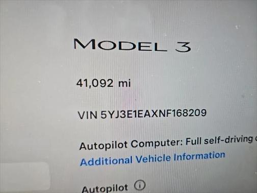 2022 Tesla Model 3 Standard Range