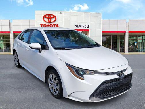 White 2022 Toyota Corolla LE