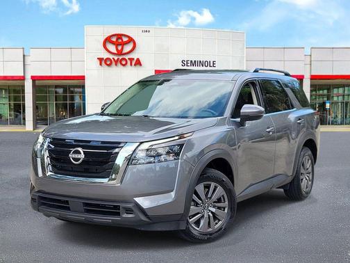 Gun Metallic 2025 Nissan Pathfinder SV 4WD
