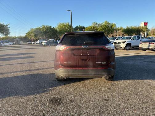 Burgundy 2017 Ford Edge Titanium