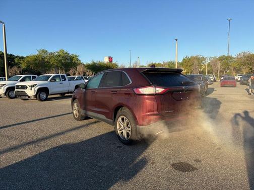Burgundy 2017 Ford Edge Titanium