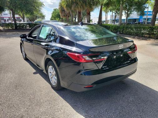 Midnight Black Metallic 2025 Toyota Camry LE