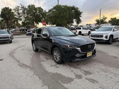Jet Black Mica 2025 Mazda CX-5 2.5 S Preferred Package