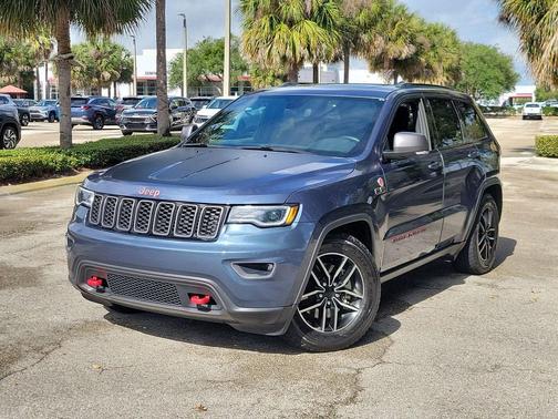 Pacific Blue Clearcoat 2021 Jeep Grand Cherokee Trailhawk