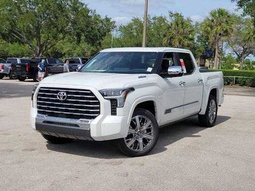 Wind Chill Pearl 2026 Toyota Tundra Hybrid Capstone