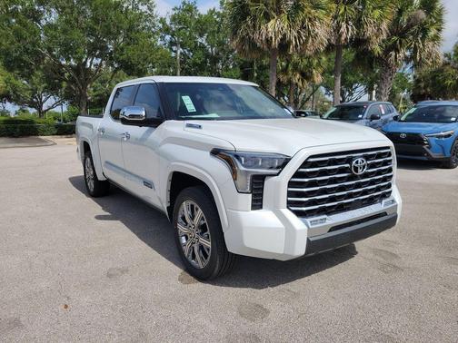 Wind Chill Pearl 2026 Toyota Tundra Hybrid Capstone