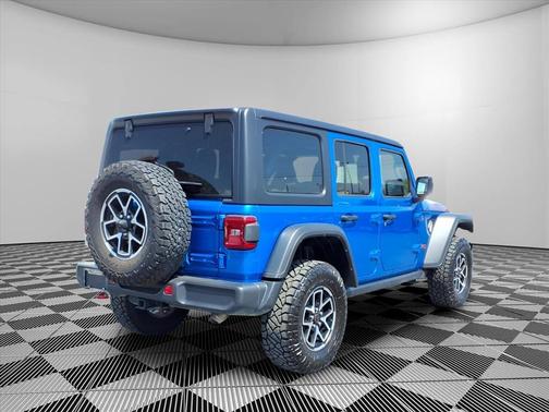 Hydro Blue Pearlcoat 2024 Jeep Wrangler Rubicon