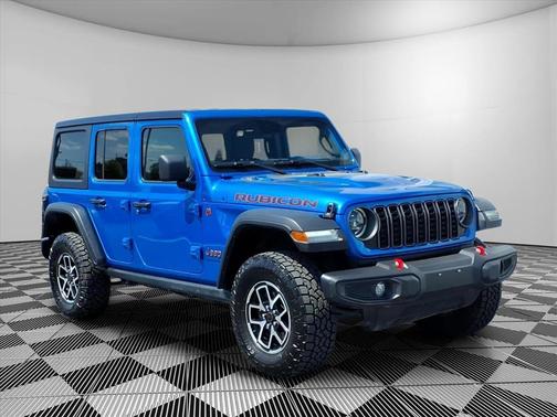 Hydro Blue Pearlcoat 2024 Jeep Wrangler Rubicon