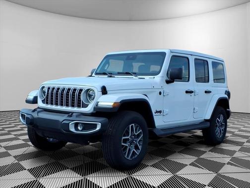 Bright White Clearcoat 2025 Jeep Wrangler Sahara