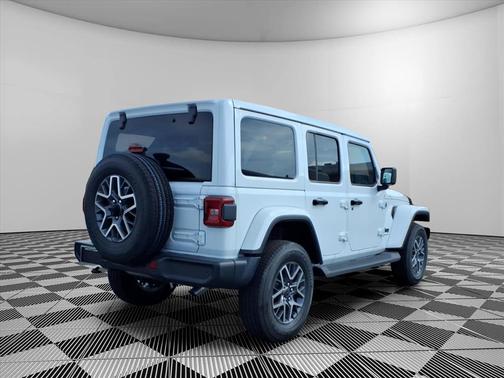 Bright White Clearcoat 2025 Jeep Wrangler Sahara
