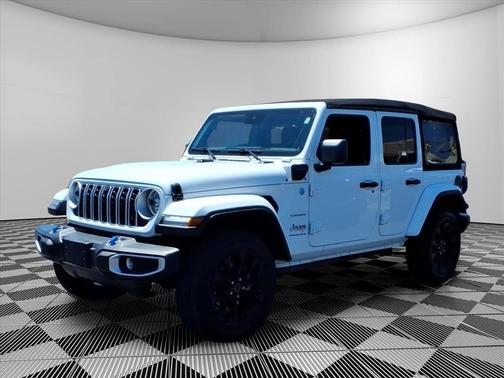 Bright White Clearcoat 2024 Jeep Wrangler 4xe Sahara