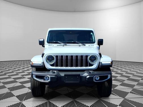 Bright White Clearcoat 2025 Jeep Wrangler 4xe Sahara