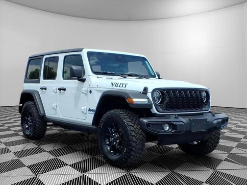 Bright White Clearcoat 2025 Jeep Wrangler 4xe Sport