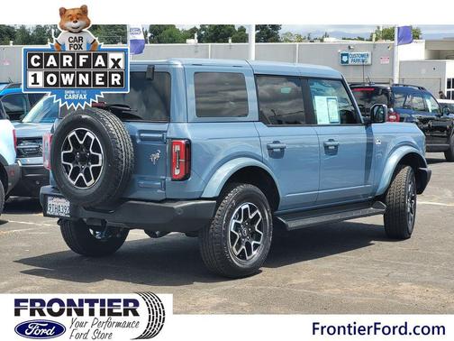Azure Gray Metallic 2025 Ford Bronco Outer Banks