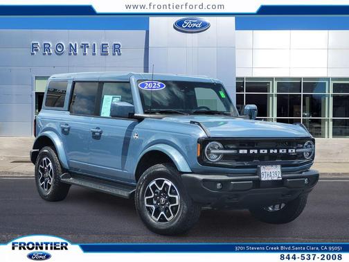 Azure Gray Metallic 2025 Ford Bronco Outer Banks