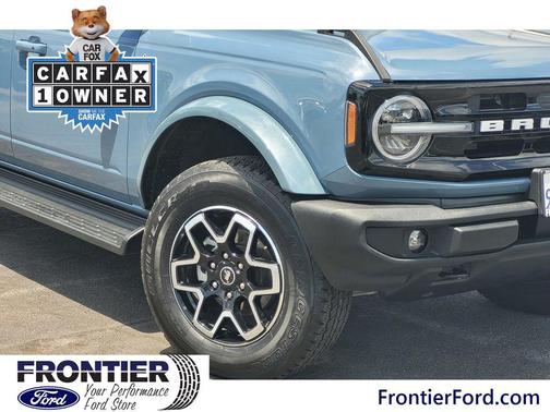 Azure Gray Metallic 2025 Ford Bronco Outer Banks